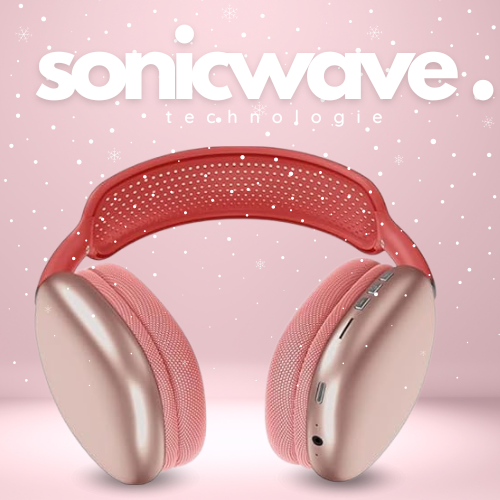 Casque Audio sans fil Tws , Bluetooth, subwoofer, Rose